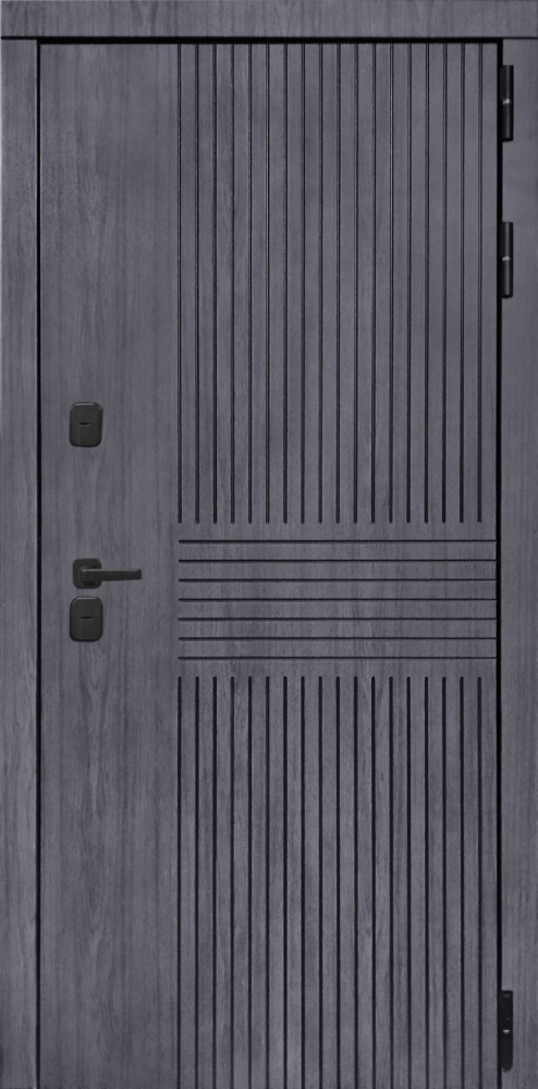 Дверь ДвериПРО Берген ФЛ-256 (10мм, бетон снежный) DPRO195373