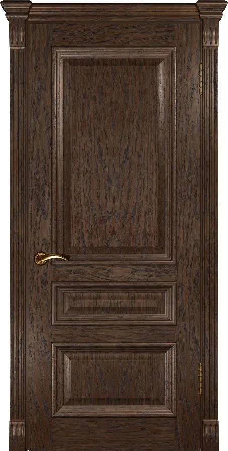 Фото Межкомнатная дверь Фараон-2 (ДГ мореный дуб, 900x2000)